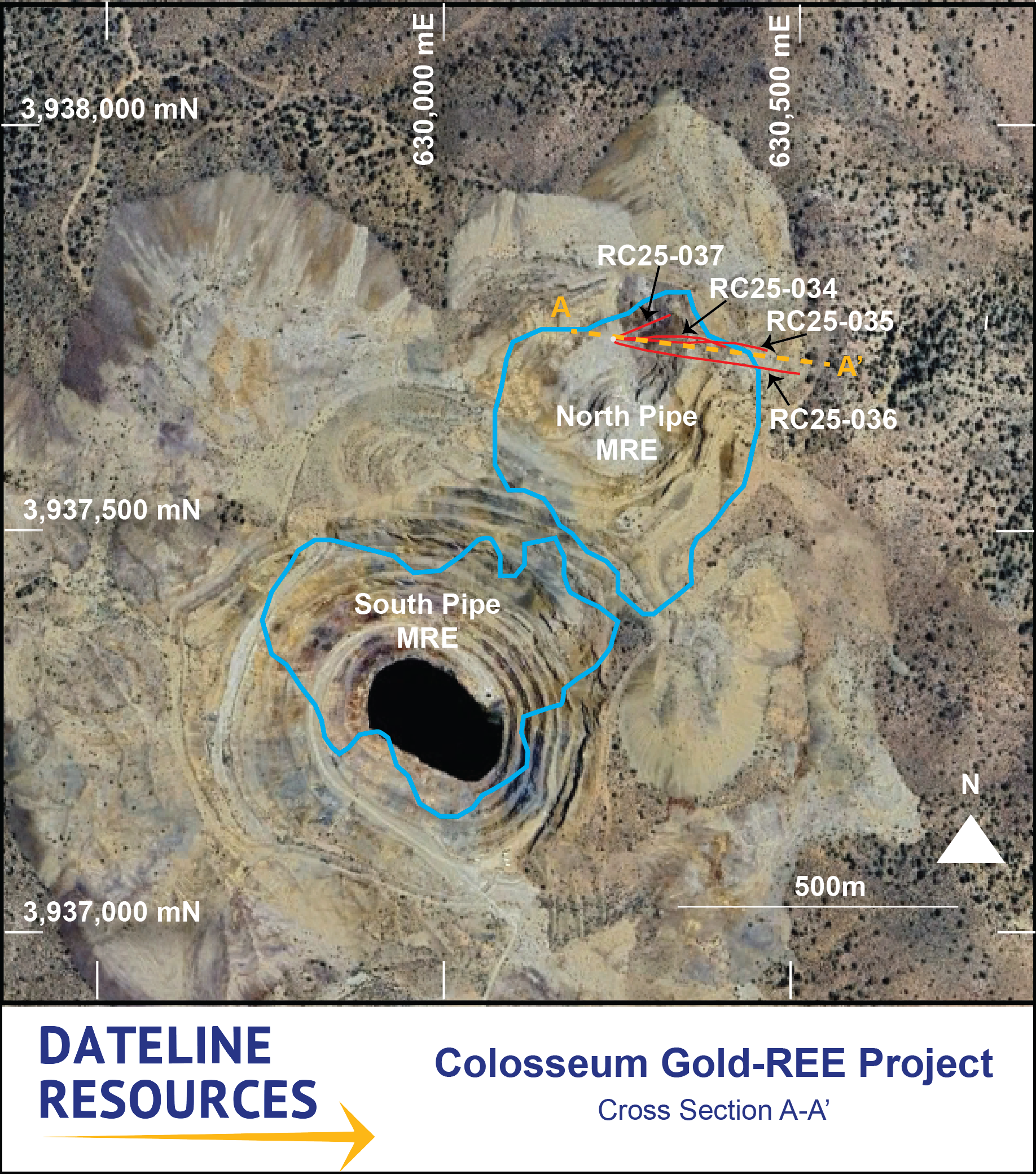 Wide Gold Intercepts Extend Colosseum Resource Zones